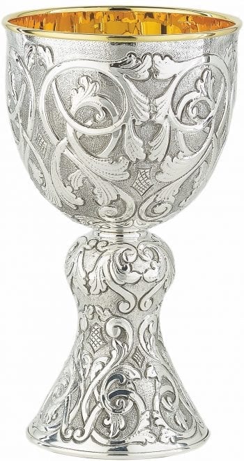 Handchise chiseled chalice art 902/b