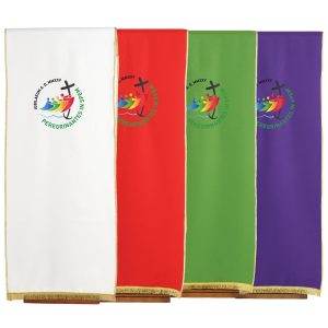 Coprileggio giubileo in tessuto micromonastico