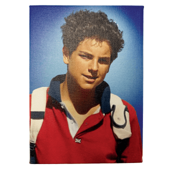 quadro su tela di carlo acutis