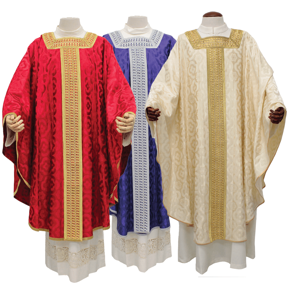 7487-COMBO casula sacerdotale